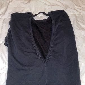 nike cut out back long sleeve